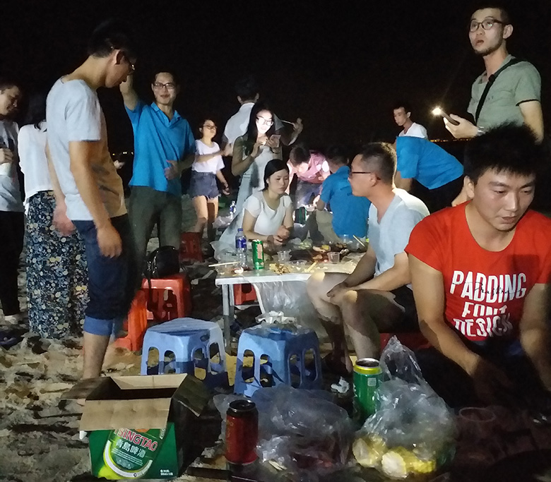 野外拓展，漫游沙滩—记锐天惠州巽寮湾之旅